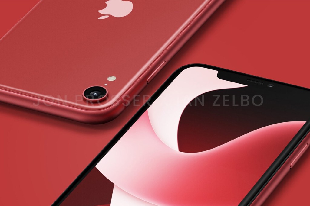 Ein durchgesickertes Bild zeigt das iPhone SE in Rot.