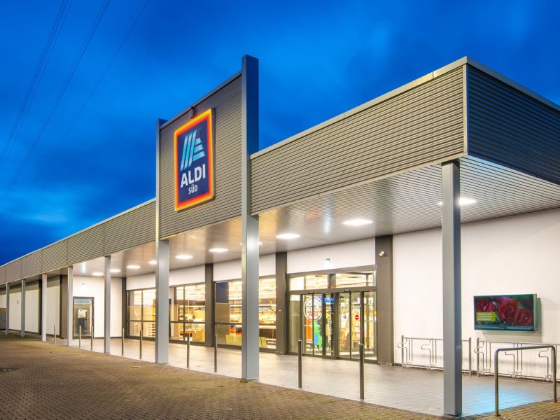 Aldi Süd Filiale von außen