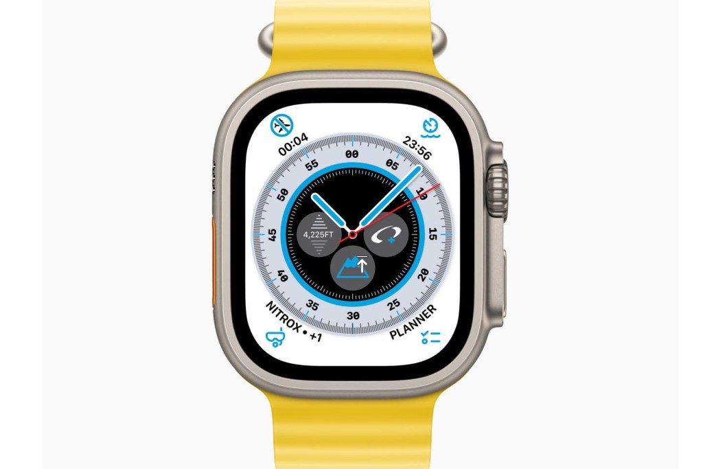 Oceanic+ App auf Apple Watch Ultra