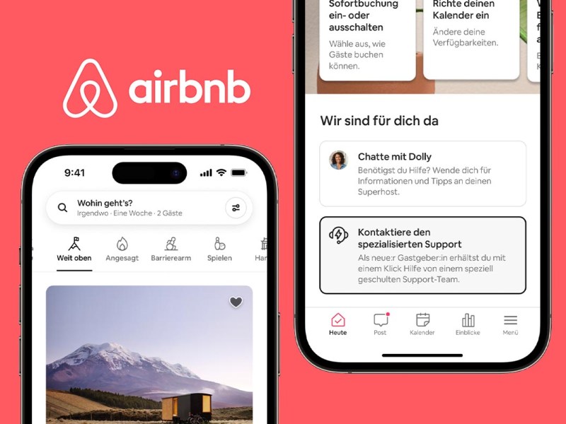 Airbnb: Smartphone-App erhält neue Funktionen