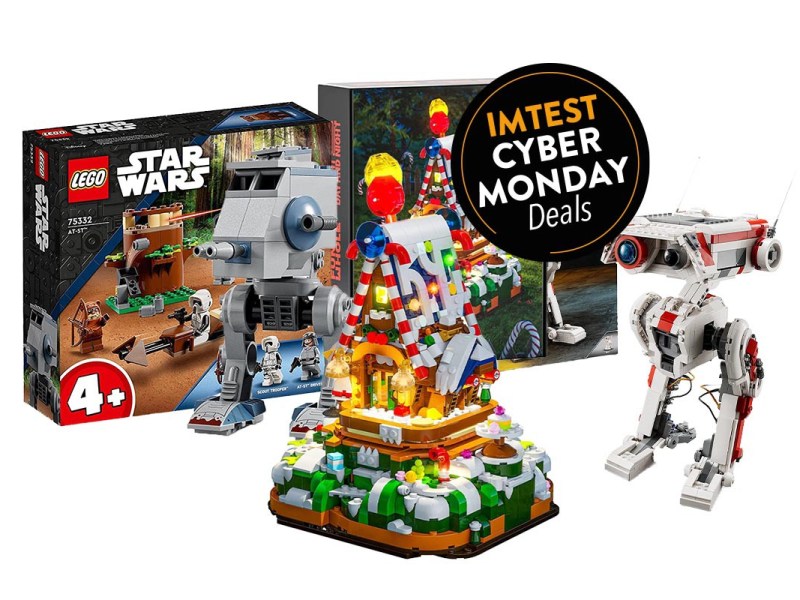 Produktshots diverser Klemmbausteine-Sets am Cyber Monday