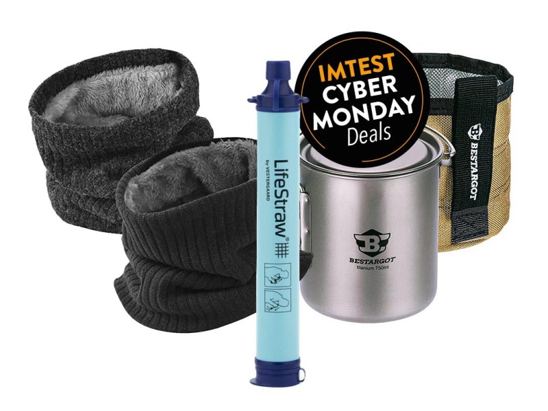 Productsshots Campinggadgets: Wasserfilter, Loop-Schalt, Becher