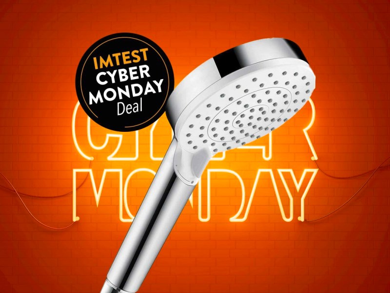 Produktshots des Hansgrohe Duschkopf Crometta am Cyber Monday