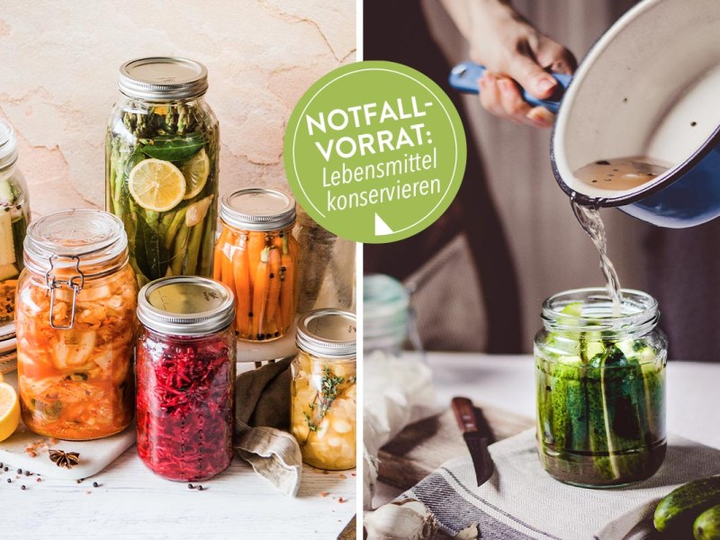 Notfallvorrat: Lebensmittel selbst haltbar machen