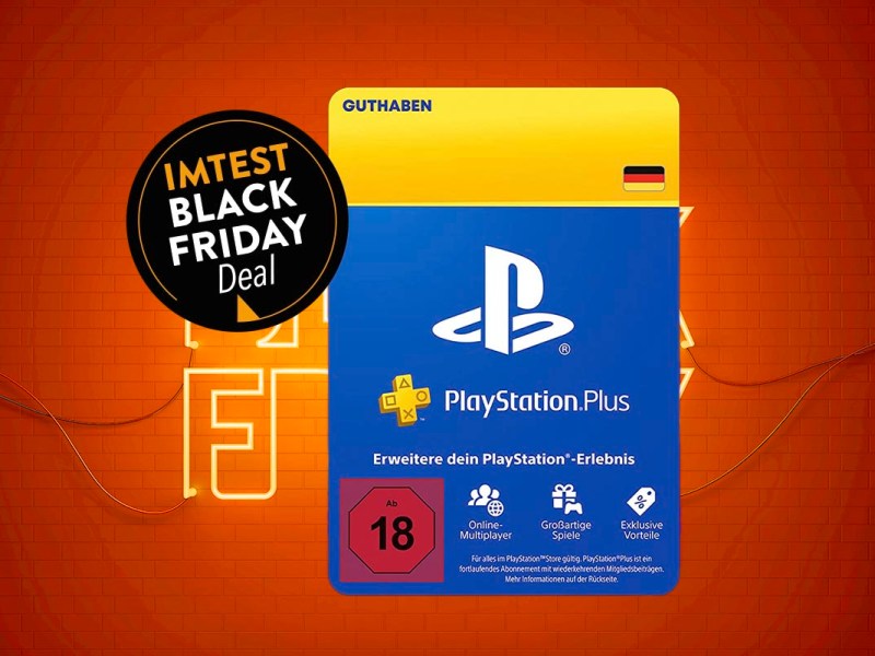 PS Plus Guthaben vor Hintergrund