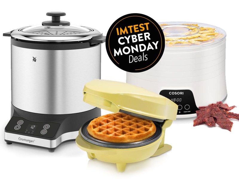 Productshots von Küchengeräten am Cyber Monday.