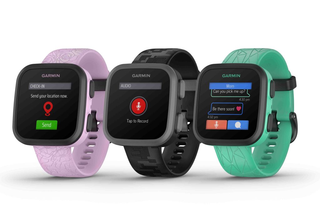 Produktbilder der Garmin Bounce in drei Variationen.