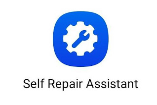 Das Logo der Self Repair Assistant App von Samsung.