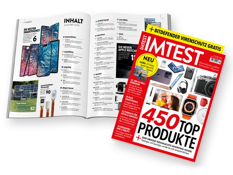 IMTEST 5/22: 450 Top-Produkte – die große Weihnachtskaufberatung