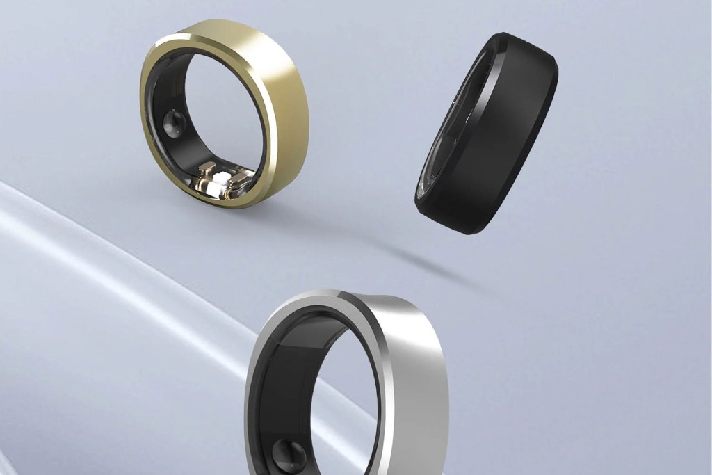 Der Smart Ring von RingConn in allen drei Farbvarianten.