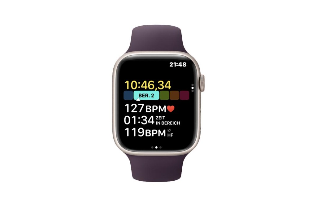 Apple Watch Herzfrequenzzonen