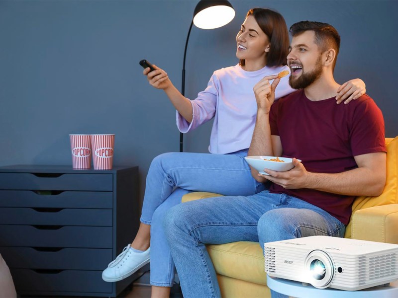 Acer Projektor im Einsatz