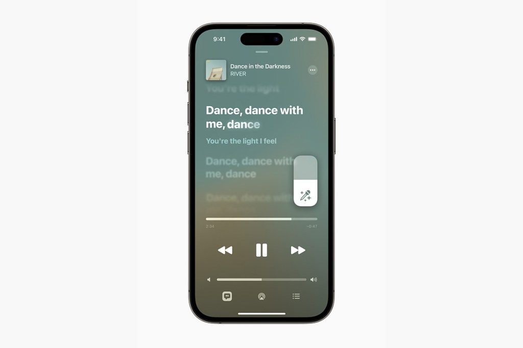 Apple Music Sing auf einem iPhone.