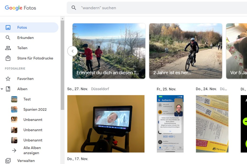 Google Fotos Browser