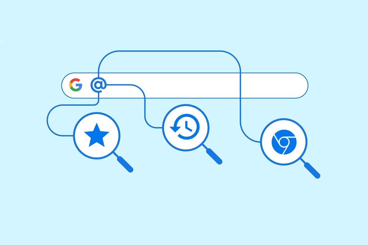 Google Symbole um Suchzeile