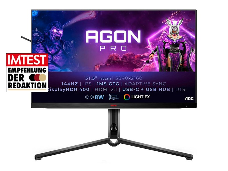 AOC AGON AG324UX: 4k-Gaming-Monitor im Test￼