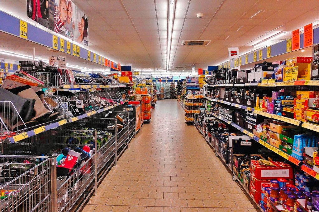 Supermärkte von innen