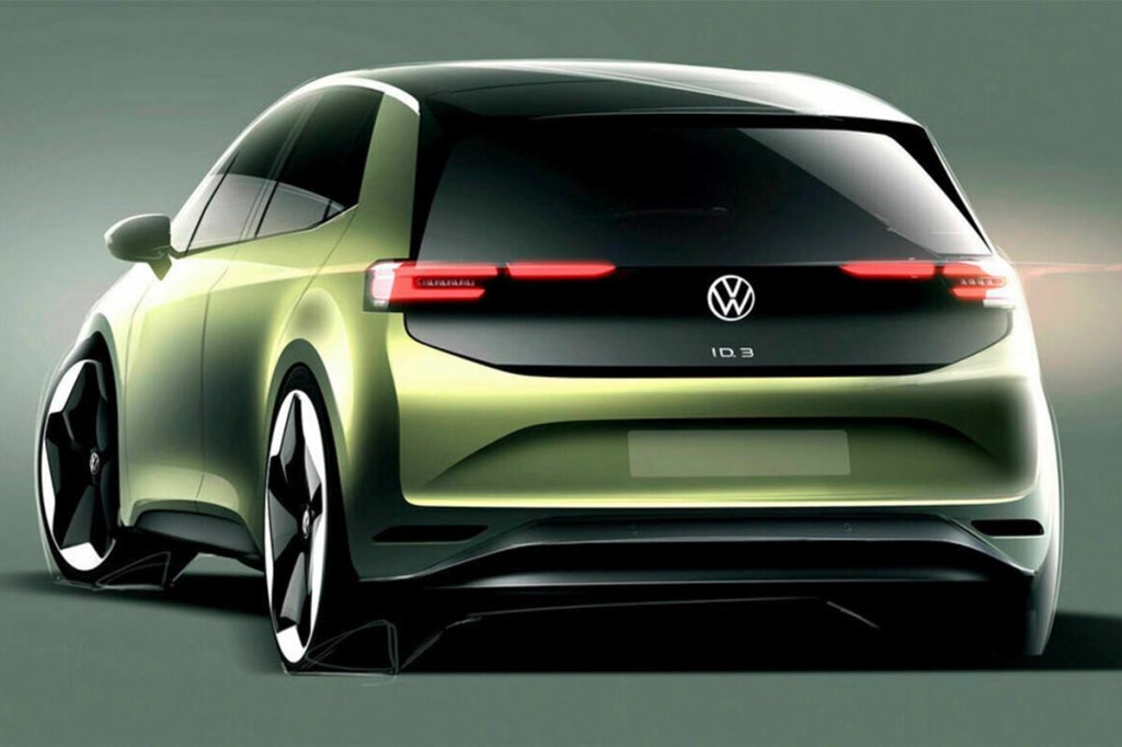 Der neue VW ID.3 von hinten