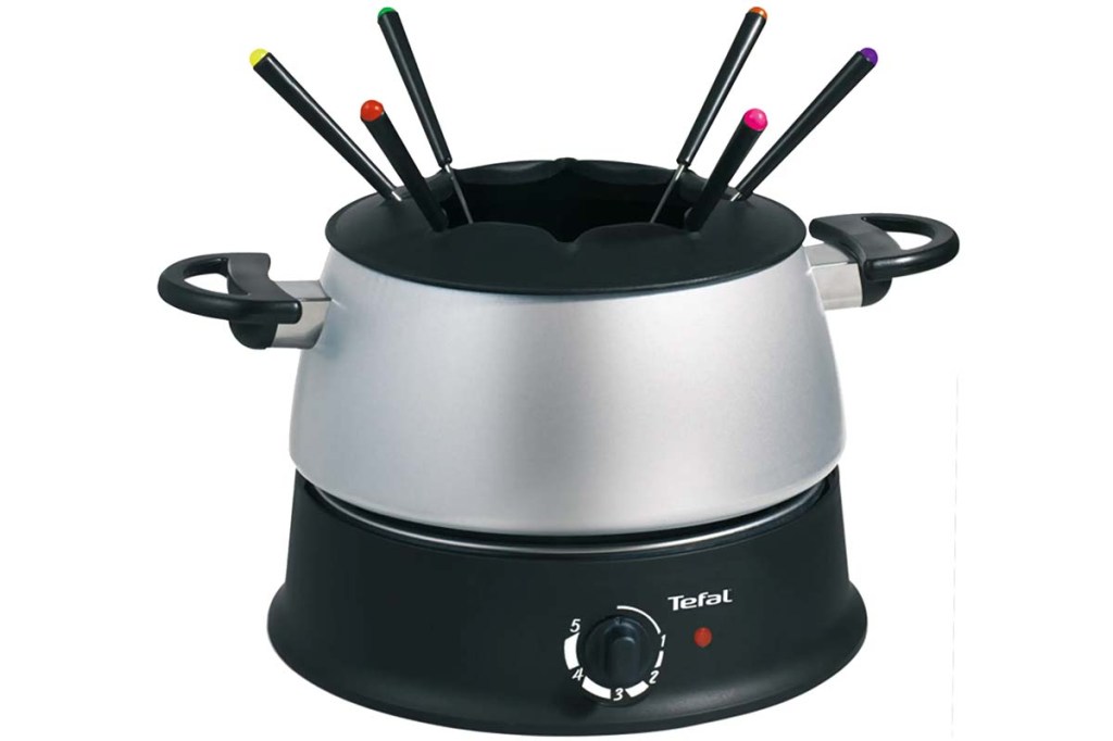 Productshot Fondue-Set in silber-schwarz