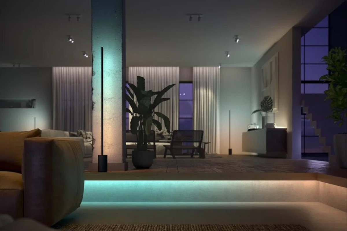 gradient signe: philips-hue-stehleuchte im doppelpack - imtest