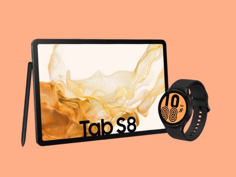Samsung Galaxy Tab S8 und Galaxy Watch4