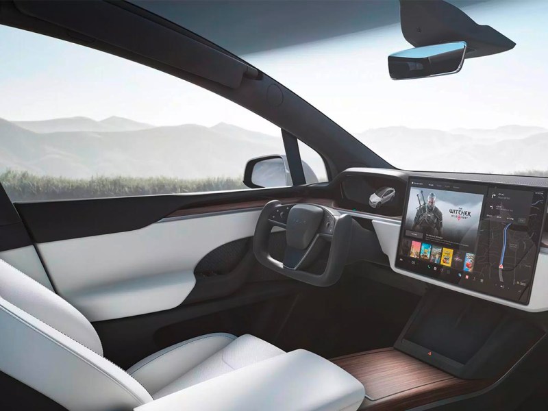 Innenraum des Tesla Model X