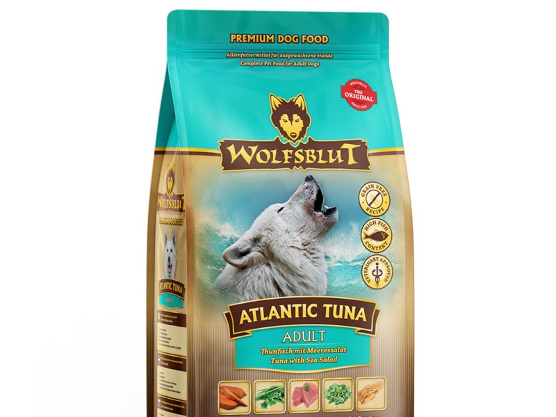 Eine Packung Wolfsblut Atlantic Tuna