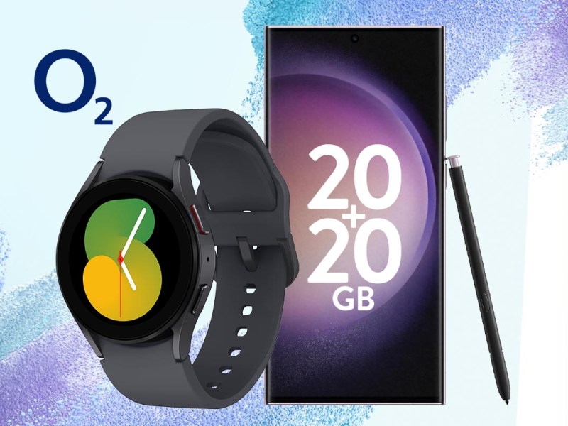 Samsung Galaxy S23 Ultra + Galaxy Watch 5 + O2-Tarif für 1€