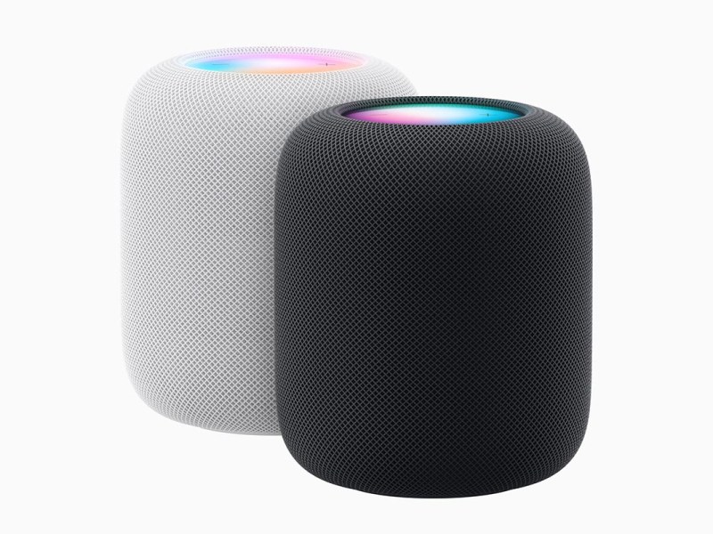 Apple HomePod 2. Generation vor weißem Grund
