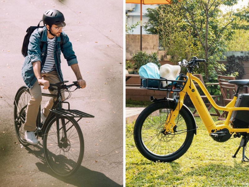 Zwei E-Bikes der Marke Momentum