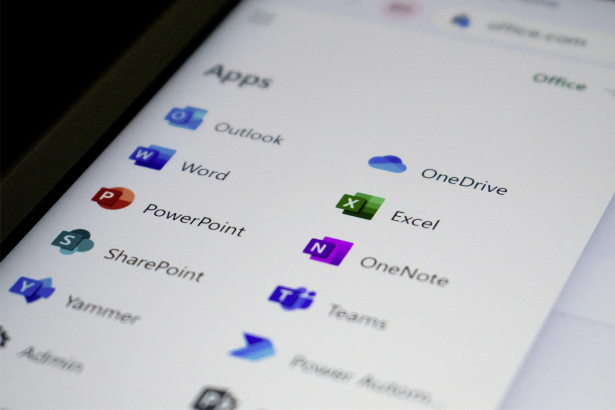 Icons der Microsoft Office-Tools
