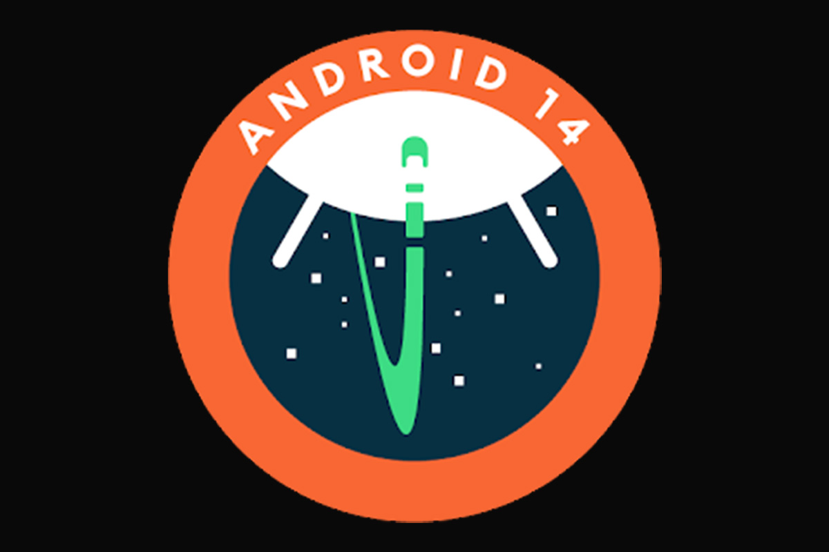 Das Logo von Android 14