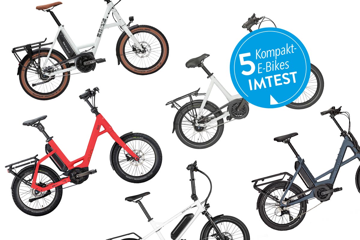 Die besten Kompakt-E-Bikes im Test: Klein, wendig & flott