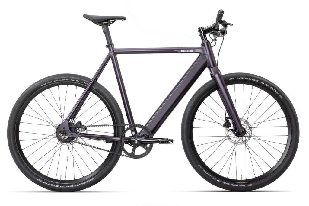 Productshot E-Bike Cobok Brookyn in purpel