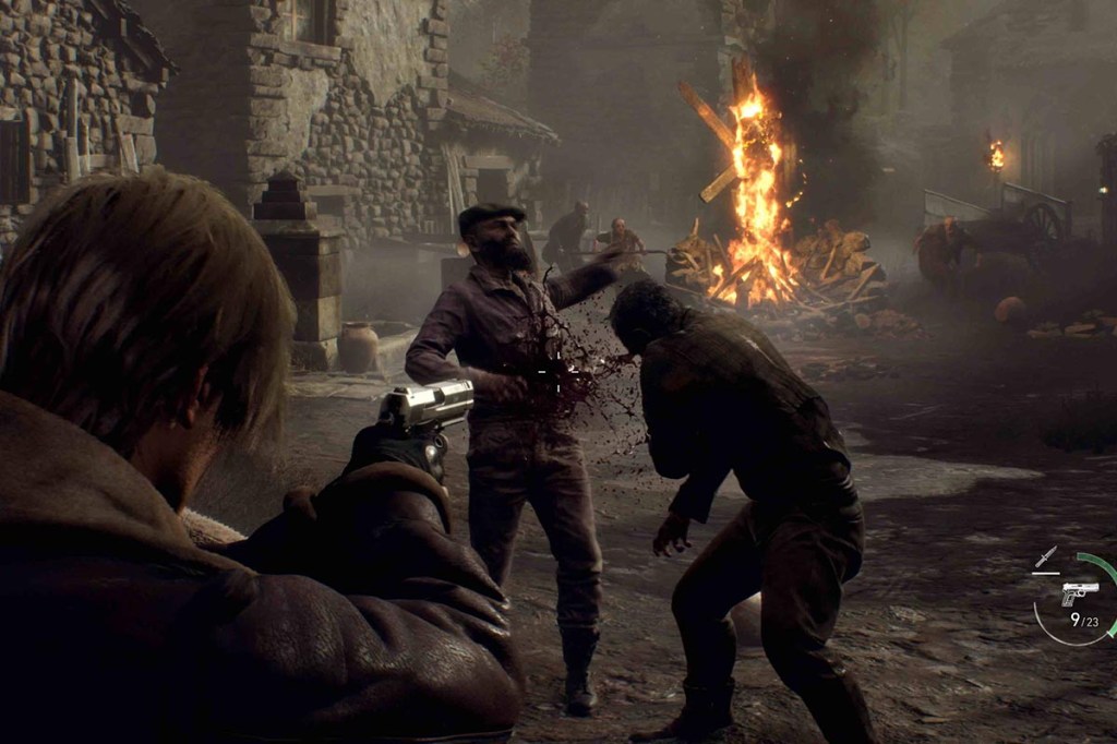 Ein Screenshot aus dem Videospiel Resident Evil 4.