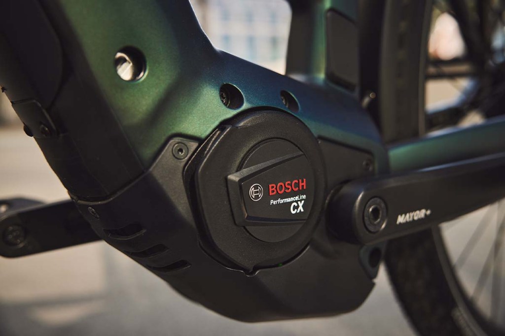 Detailaufnahme Motor E-Bike Mayor Plus von Rose
