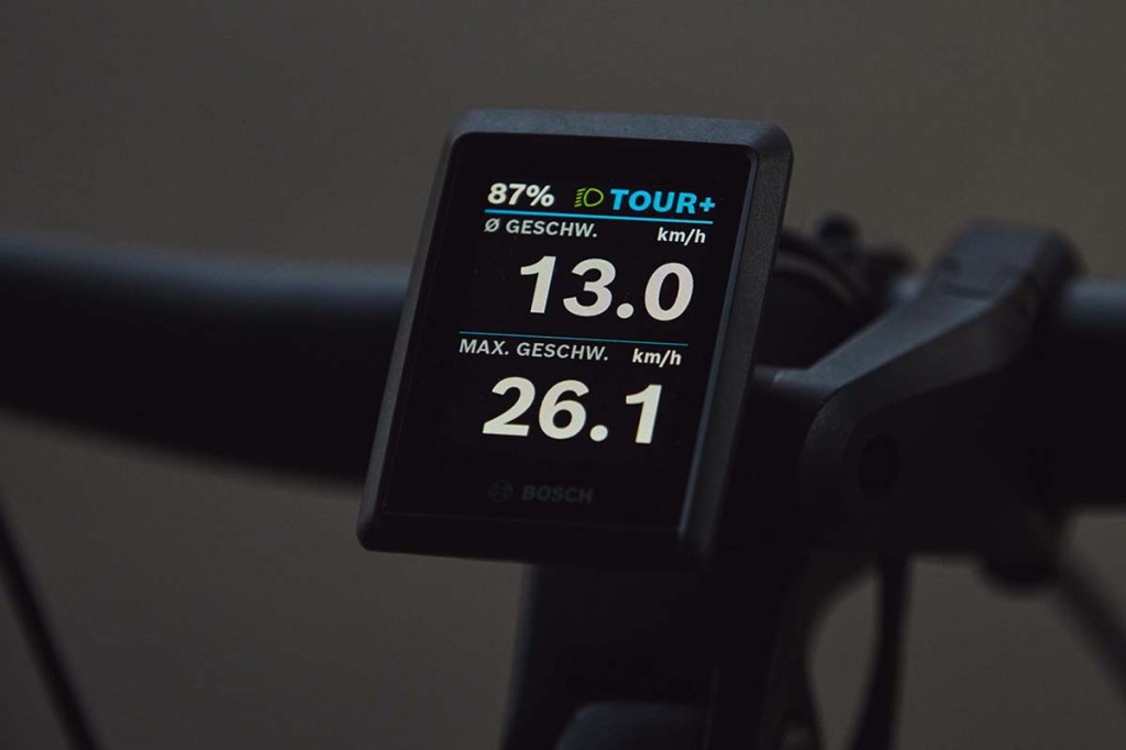 Detailaufnahme Display E-Bike Mayor Plus von Rose