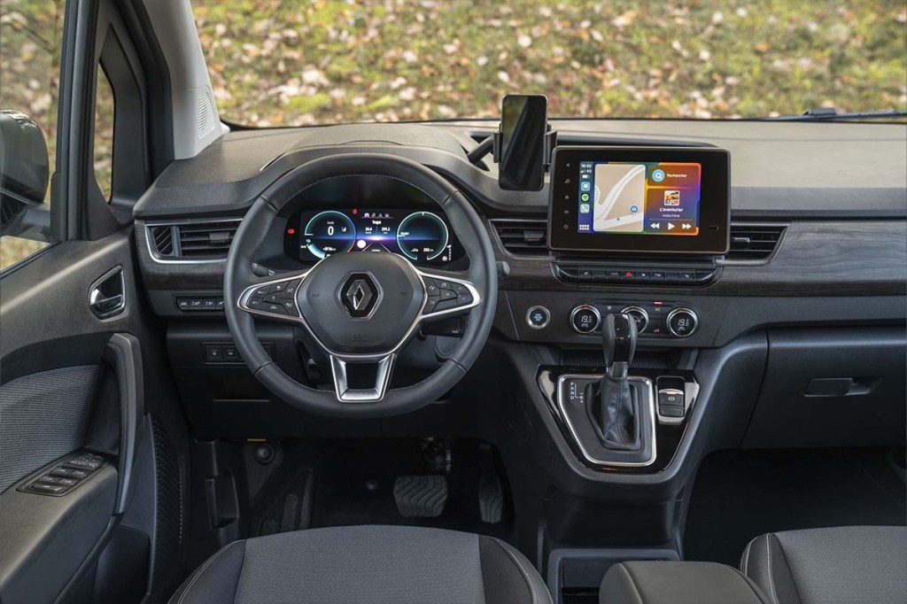 Renault Kangoo E-Tech Electric, Nahaufnahme Cockpit