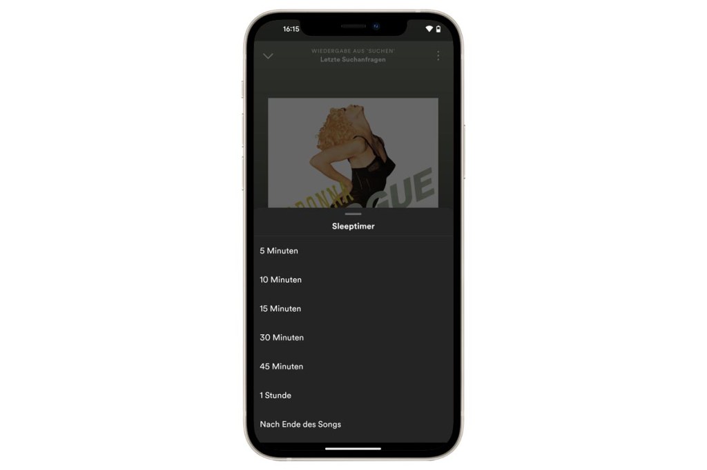 Spotify Sleeptimer