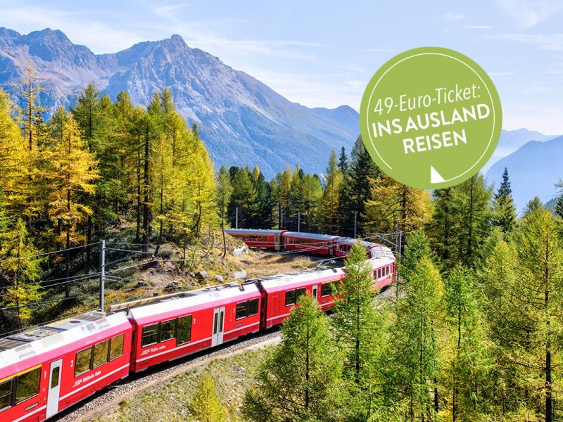 So geht´s: Mit dem Deutschlandticket ins Ausland