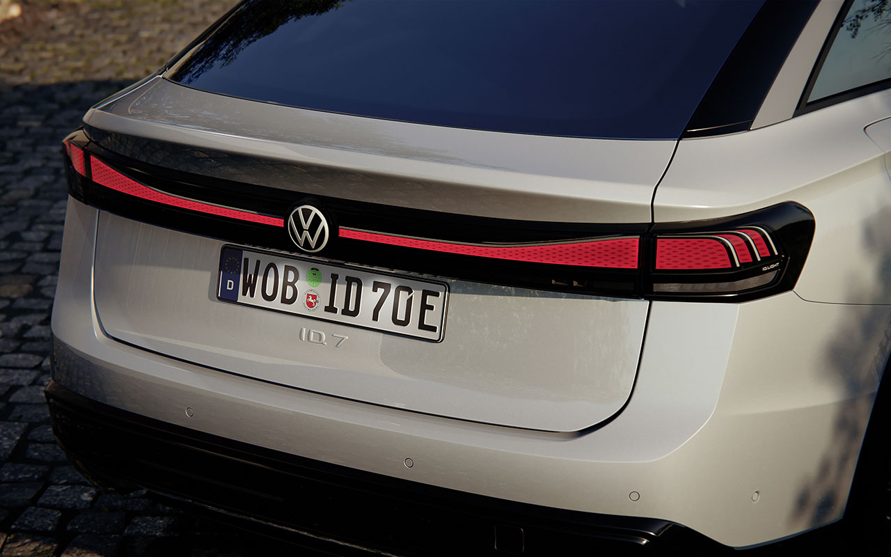 Volkswagen ID.7 Detailansicht Rücklichter.