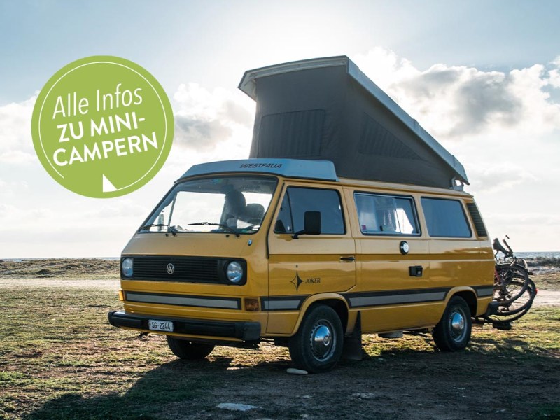 Campingvans – kompakte Wohnmobile, auch im Alltag