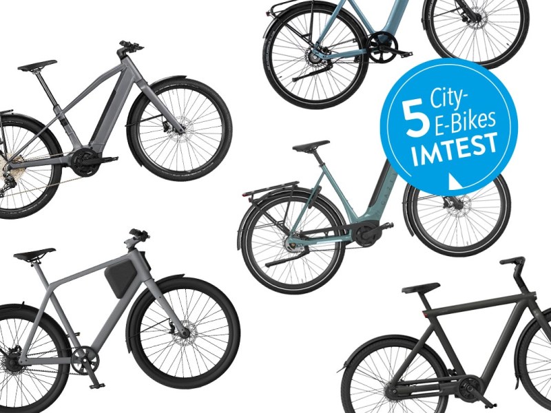 E-city bikes: the most popular models in the test