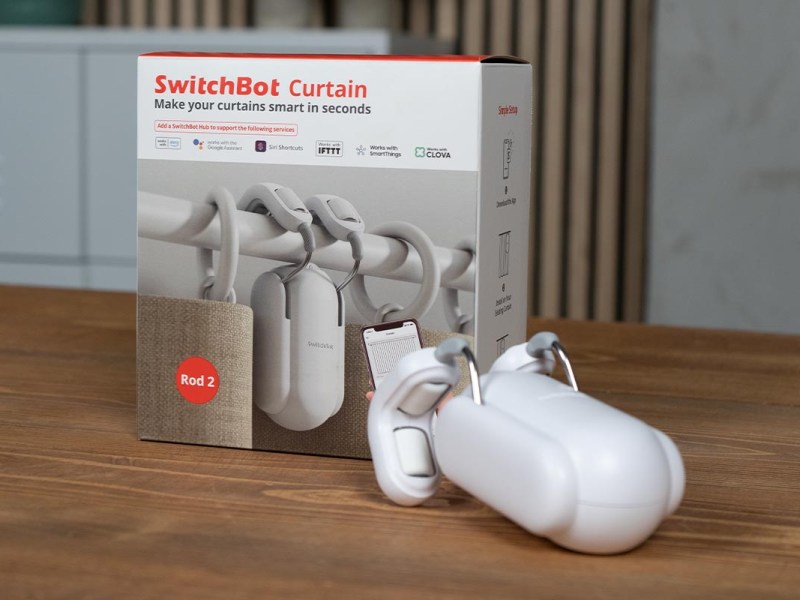 Der Roboter Curtain Rod 2 von SwitchBot.