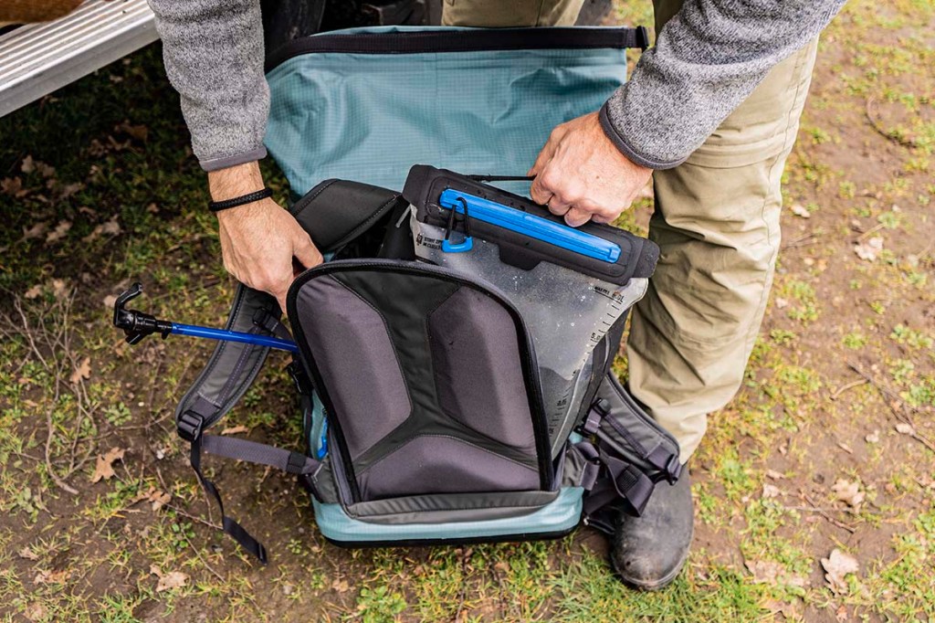 Im CamelBak ChillBak 30L ist auch Platz für eine Trinkblase.