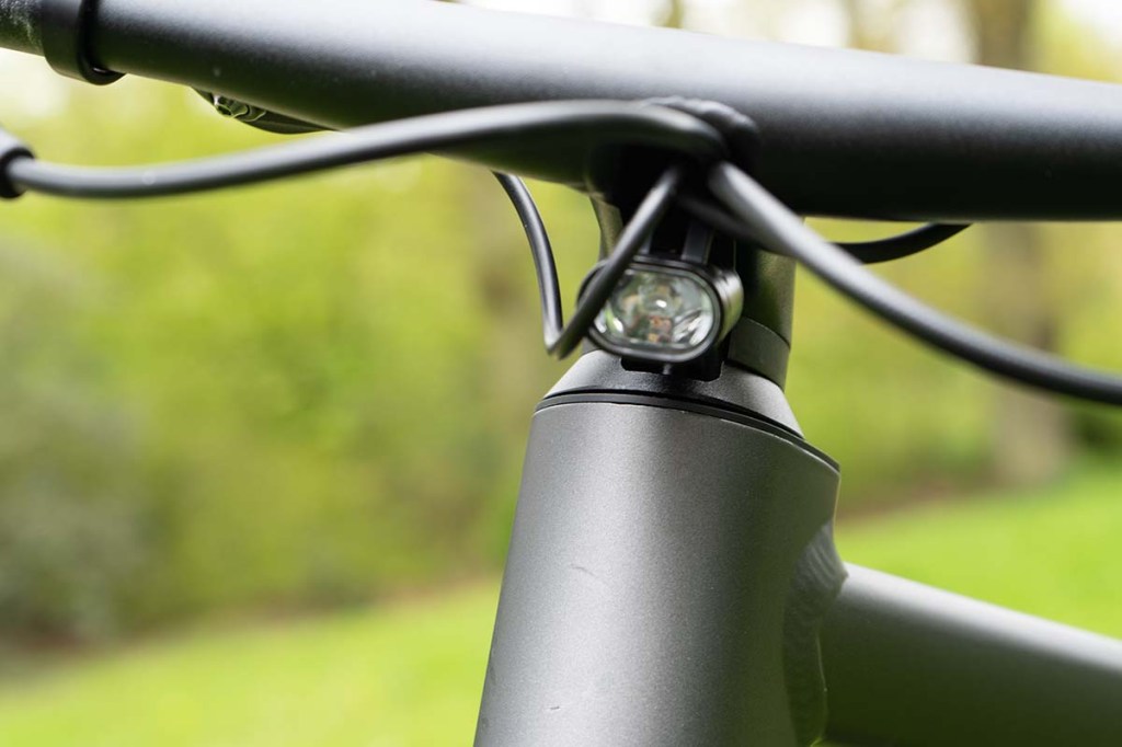 Detail Frontlicht von E-Bike