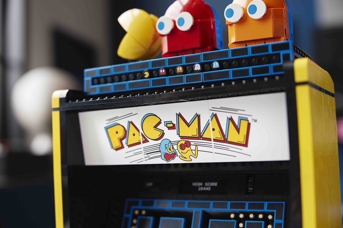 Pac-Man-Spielautomat aus Lego