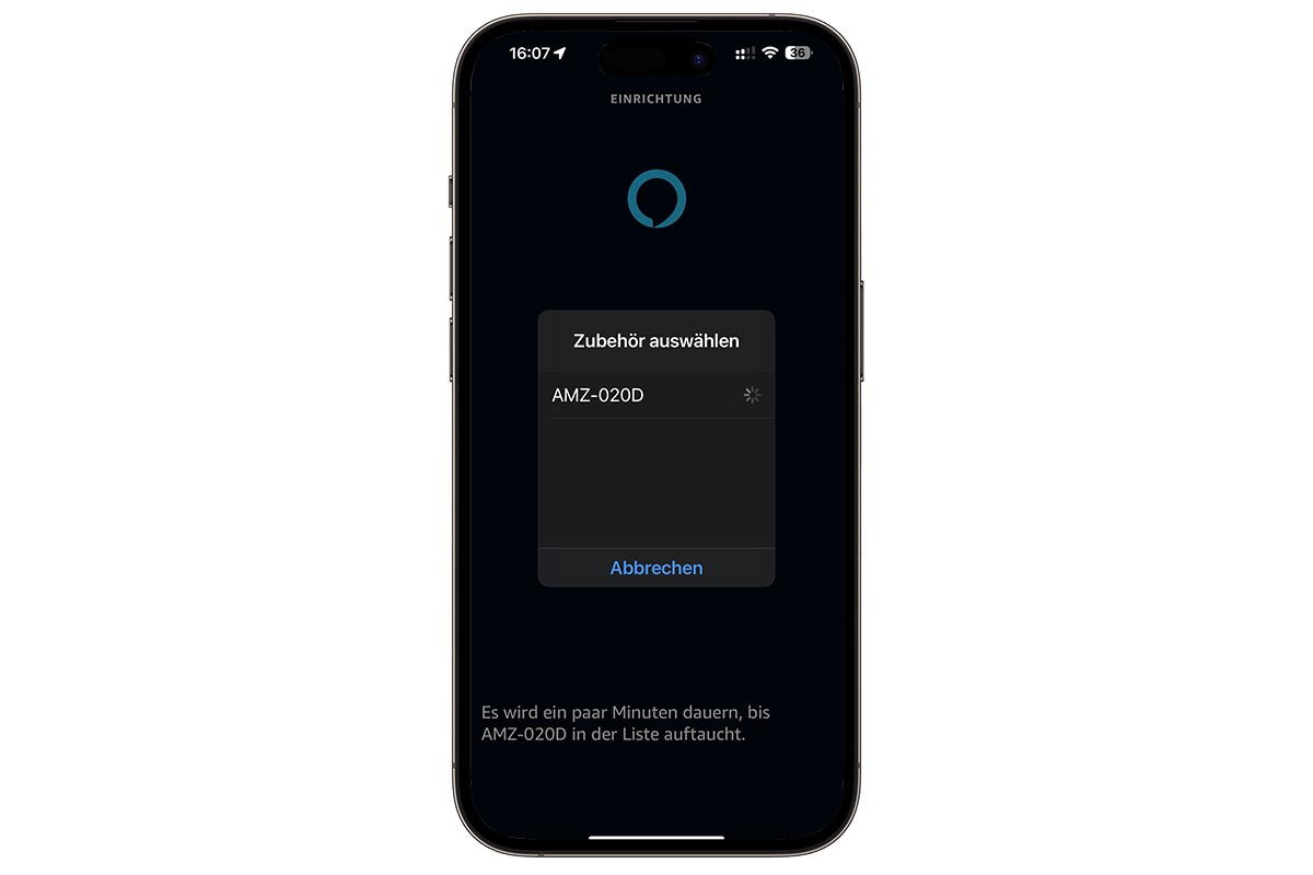 Screenshot Amazon Echo Auto Installation