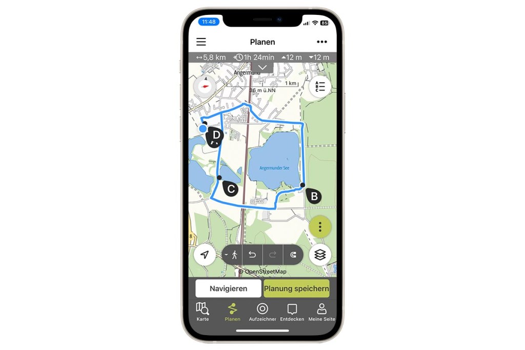 Outdooractive Planung