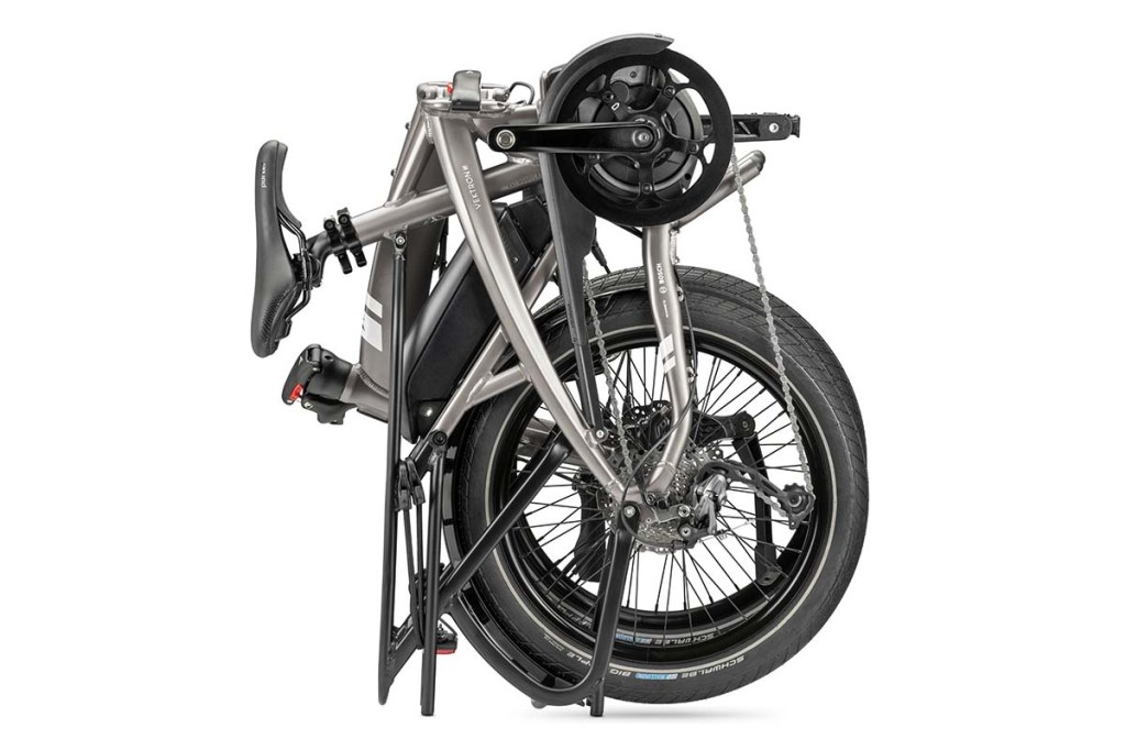 Productshot E-Bike Tern Vektron Q9 zusammengefaltet